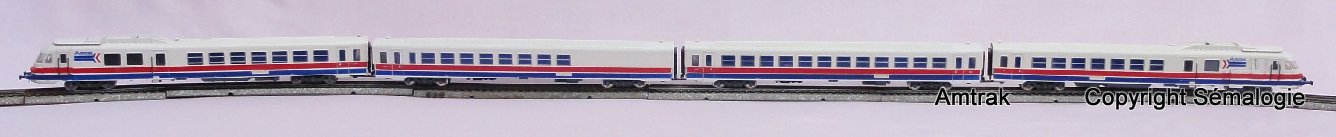 Rame Turbotrain Amtrack